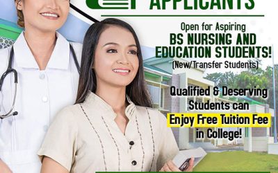 CALL FOR SCHOLARSHIP APPLICANTS FOR EDUCATION AND BS NURSING STUDENTS FOR SY 2022-23